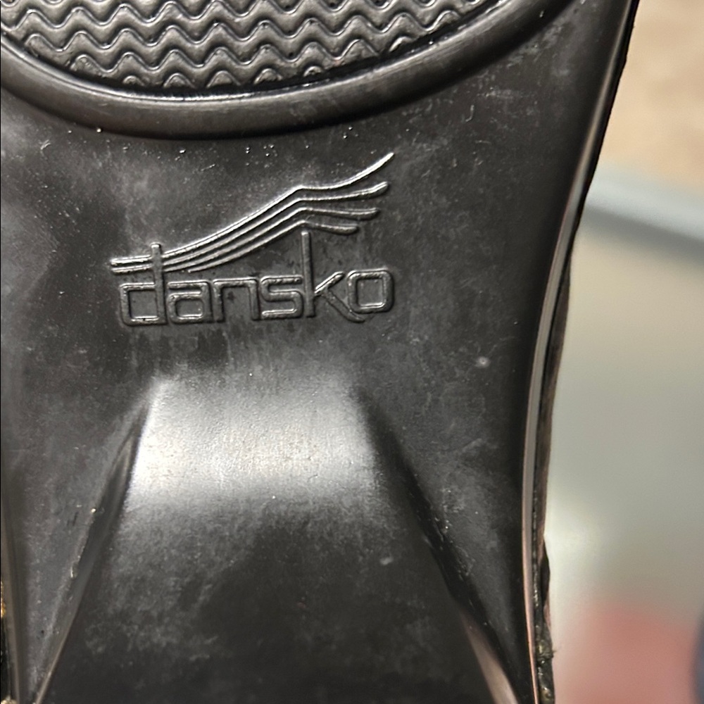 Dansko Black Embroidered Mary Jane Shoes - Picture 13 of 14